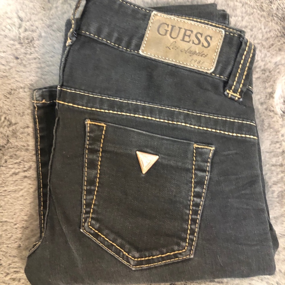 Guess Low Rise Flared Leg Jeans 24